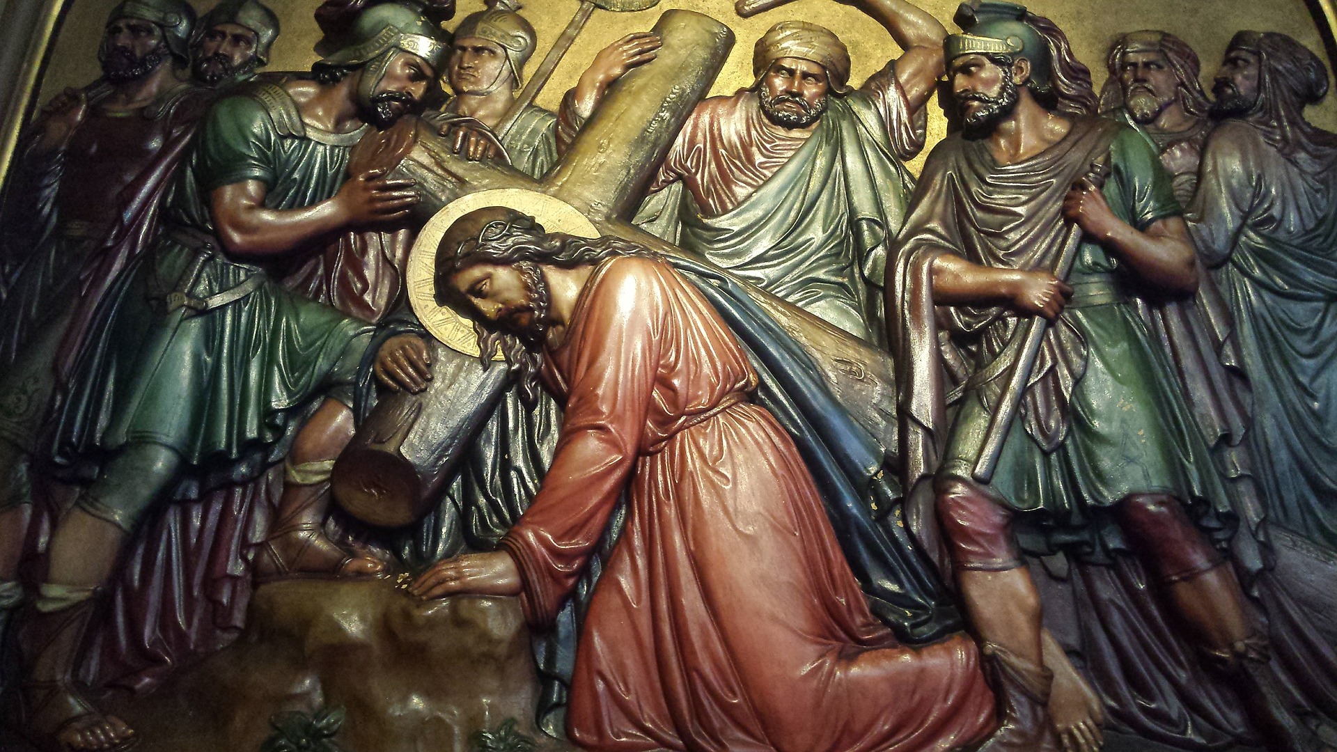 The Carrying Of The Cross Fourth Sorrowful Mystery Of The Rosary 