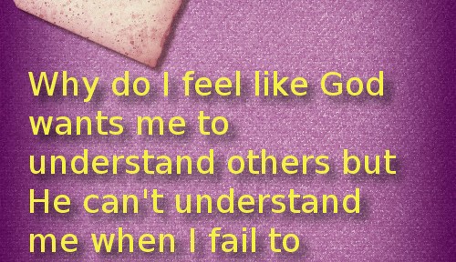 Does God Really Understand?