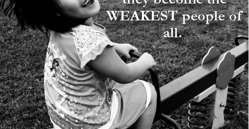 Am I Weak When I Am Strong?